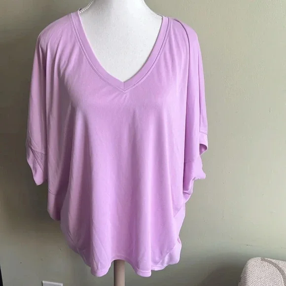 Chico's Light Pink Short Sleeve Tee - Picture 2 of 15